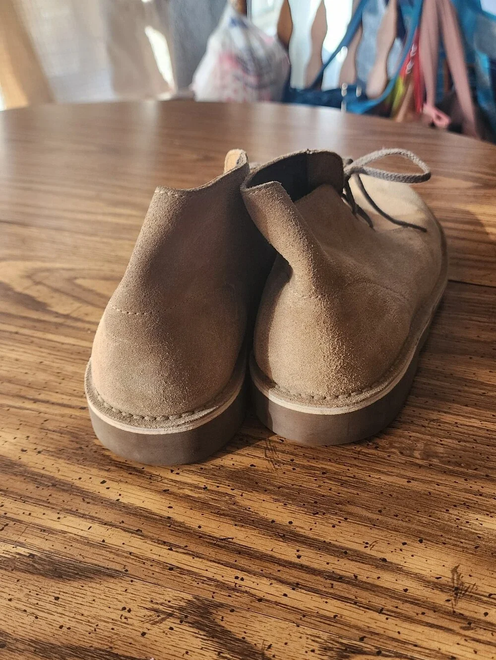 Clarks Originals Suede Desert Boots Sand Chukkas Men's Size 10 1/2